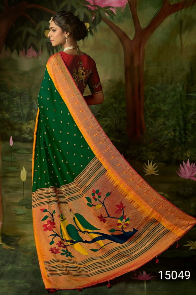 Kimaro Meera Paithani Hits New Exclusive Wear Soft Brasso Silk Saree Collection 